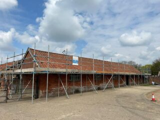 Check out one of our latest jobs we attended for a barn conversion 🔧

Whether you have a question for our team or you are ready to get a no-obligation quote we are ready to help! Get in contact using the details below: 

📲  07799 653920
📧 Enquiries@bespokescaffolding.co.uk
💻 https://bespokescaffolding.co.uk/ 

————————

#Scaffolding #Repairs #BespokeServices #Construction #Renovation #ScaffoldingServices #Norfolk #EastAnglia #Suffolk #roofing  #NorfolkBusinesses #ScaffoldingNorwich #ScaffoldingSpecialists #Construction #CHAS #chasaccreditation